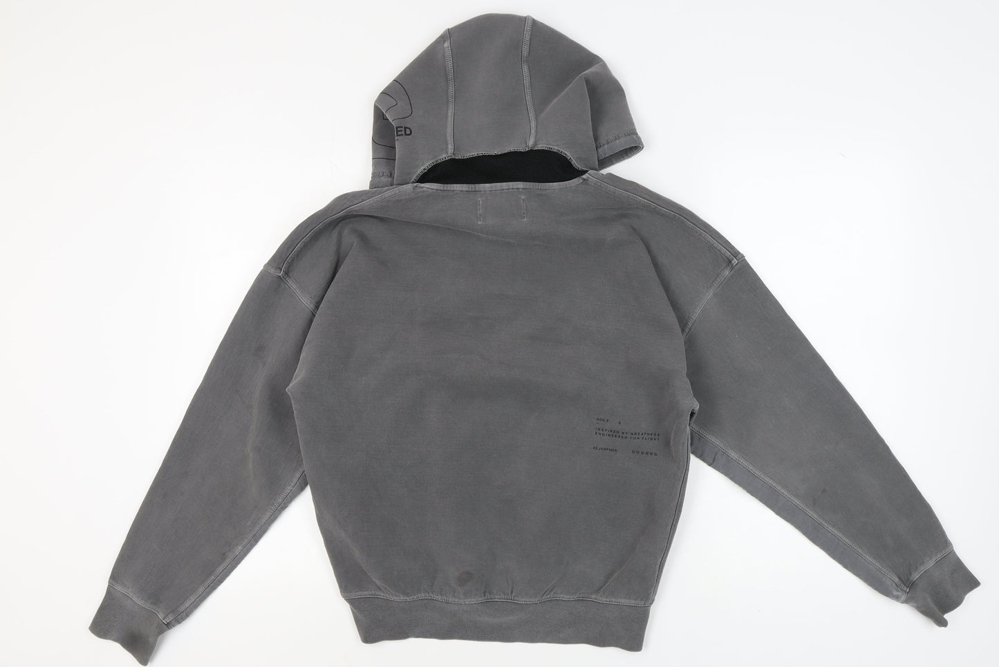 Mens UK Size S Nike Grey Pullover Hoodie