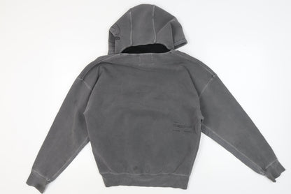 Mens UK Size S Nike Grey Pullover Hoodie