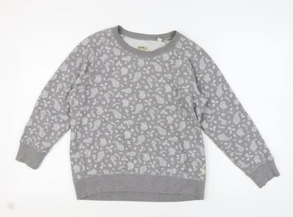 Womens UK Size 12 Jack Wills Grey Pullover Sweatshirt