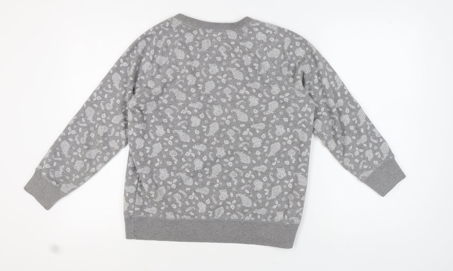 Womens UK Size 12 Jack Wills Grey Pullover Sweatshirt