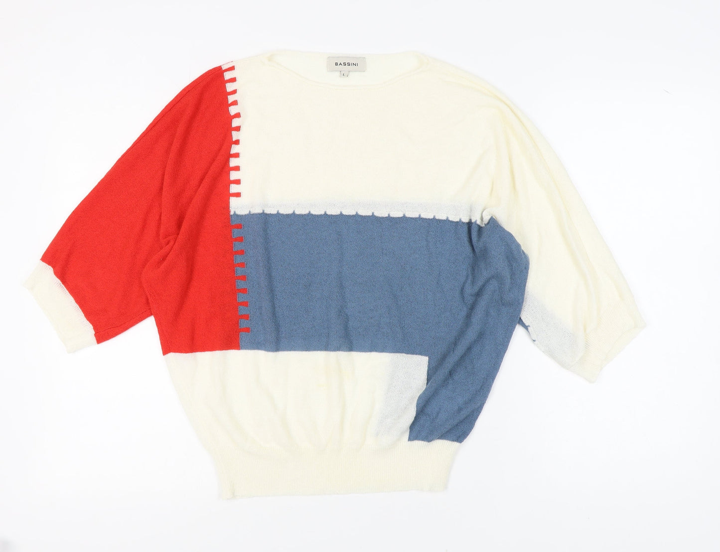 Bassini Women's Multicoloured Pullover Jumper L