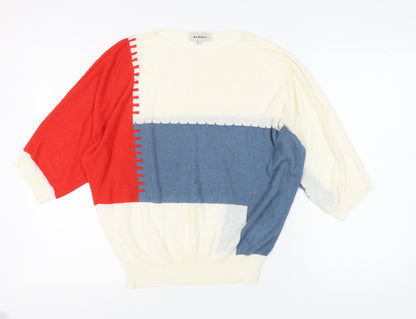 Bassini Women's Multicoloured Pullover Jumper L