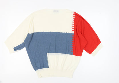 Bassini Women's Multicoloured Pullover Jumper L