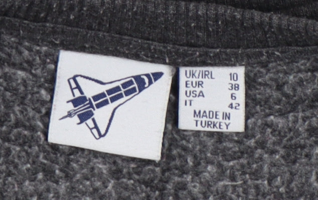 Women's NASA Black Pullover Sweatshirt Size 10