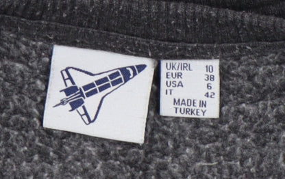Women's NASA Black Pullover Sweatshirt Size 10