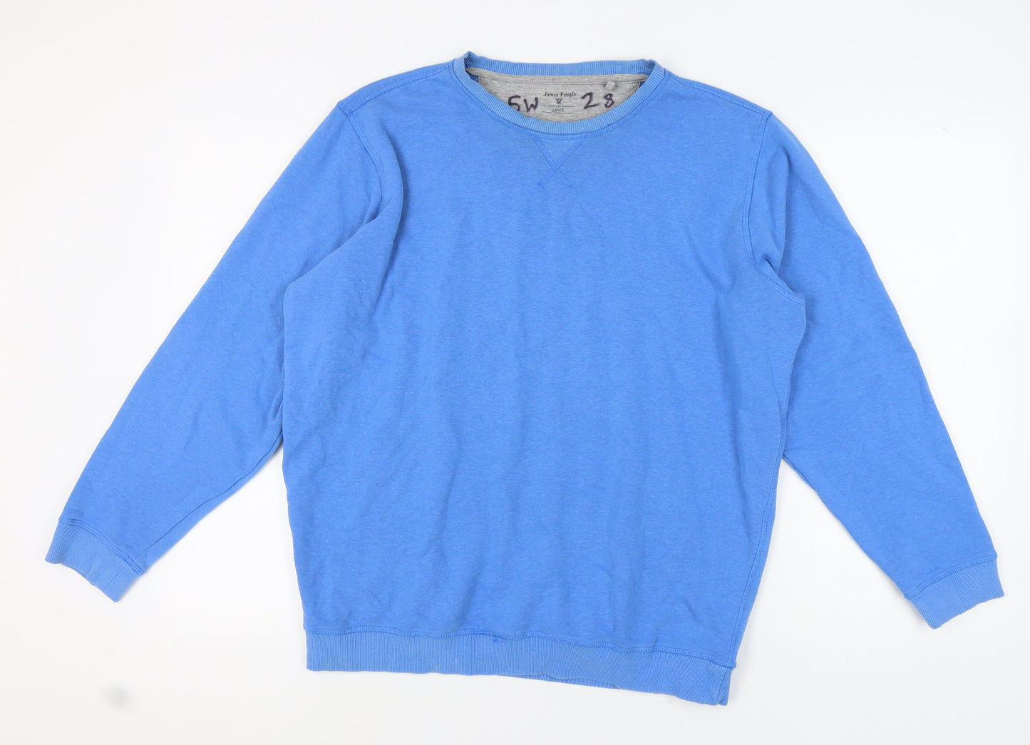 Mens UK Size L James Pringle Blue Pullover Sweatshirt
