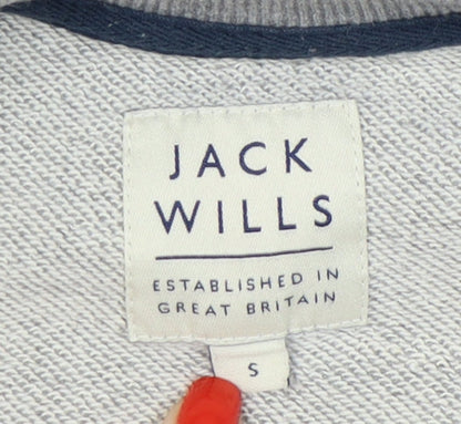 Mens UK Size S Jack Wills Grey Pullover Sweatshirt