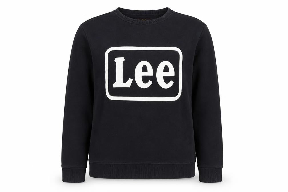 Womens UK Size M Lee Black Pullover Sweatshirt