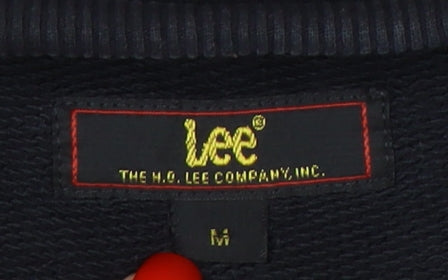 Lee Women's Black Logo Pullover Sweatshirt M