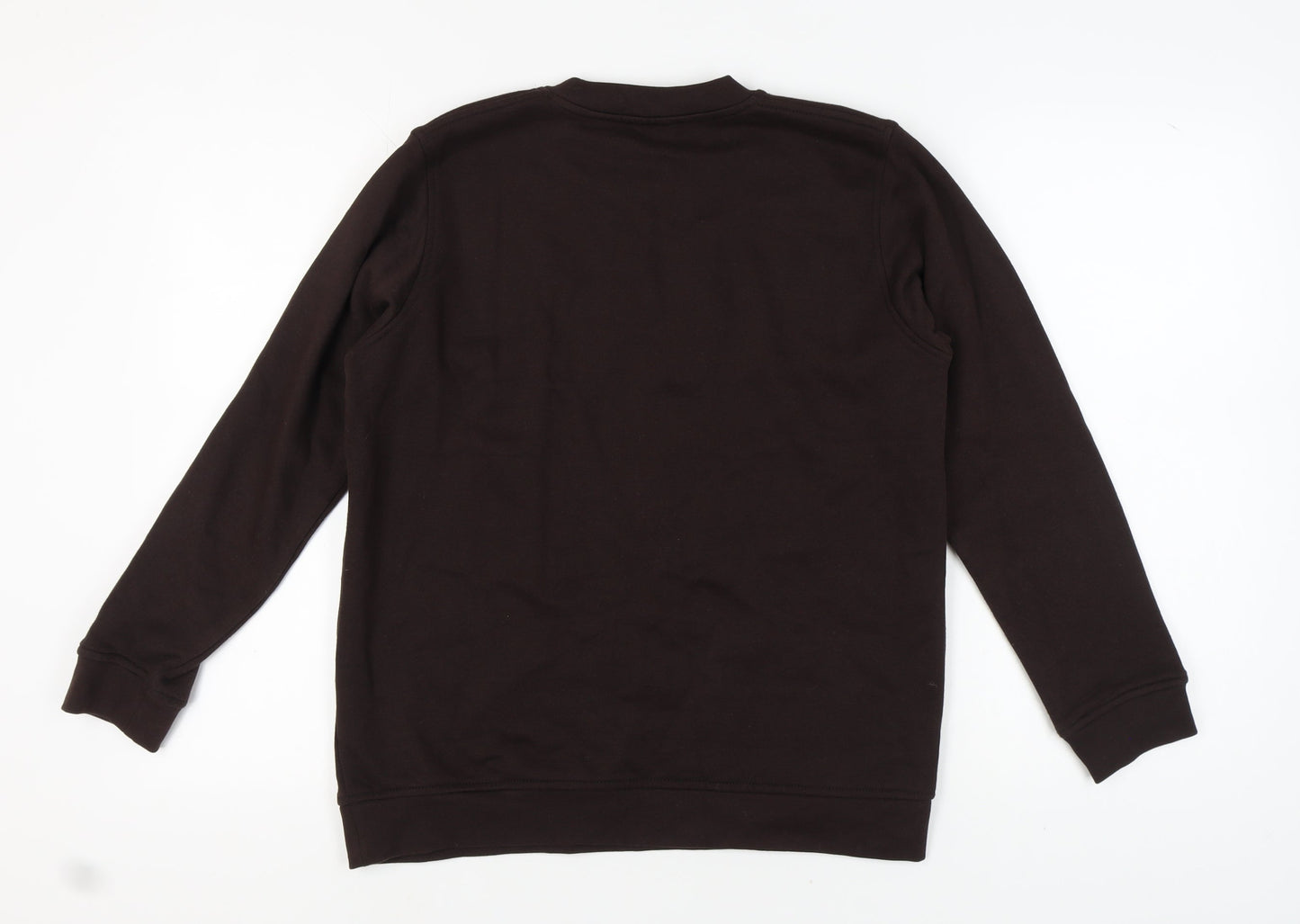 EWM Women's Black Embroidered Sweatshirt, Size M