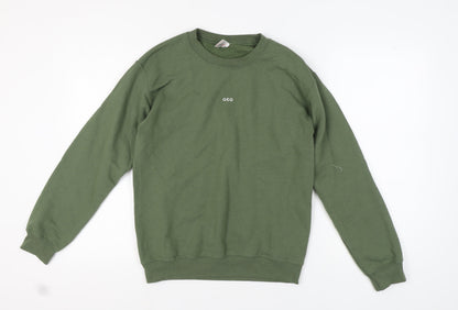 Mens UK Size S G&G Green Pullover Sweatshirt