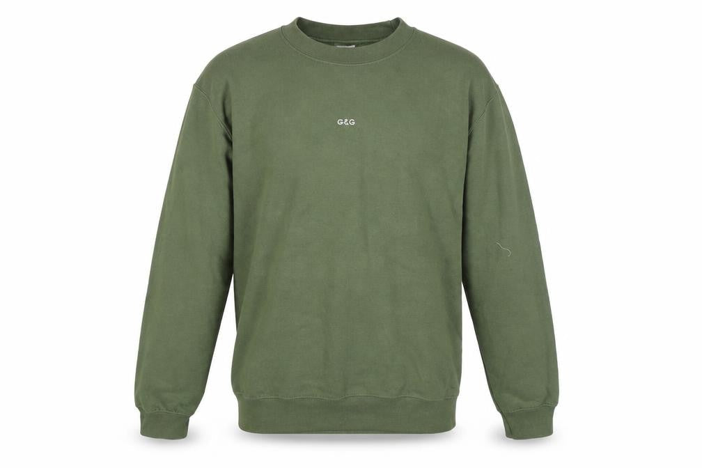 Mens UK Size S G&G Green Pullover Sweatshirt