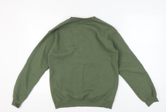 Mens UK Size S G&G Green Pullover Sweatshirt