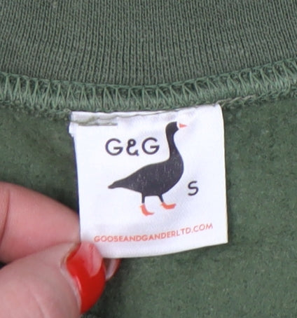 Mens UK Size S G&G Green Pullover Sweatshirt