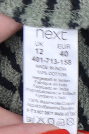 Womens UK Size 12 NEXT Green Pullover Sweatshirt