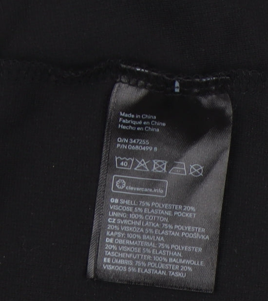 H&M Divided Women's Black Blazer M Regular Fit