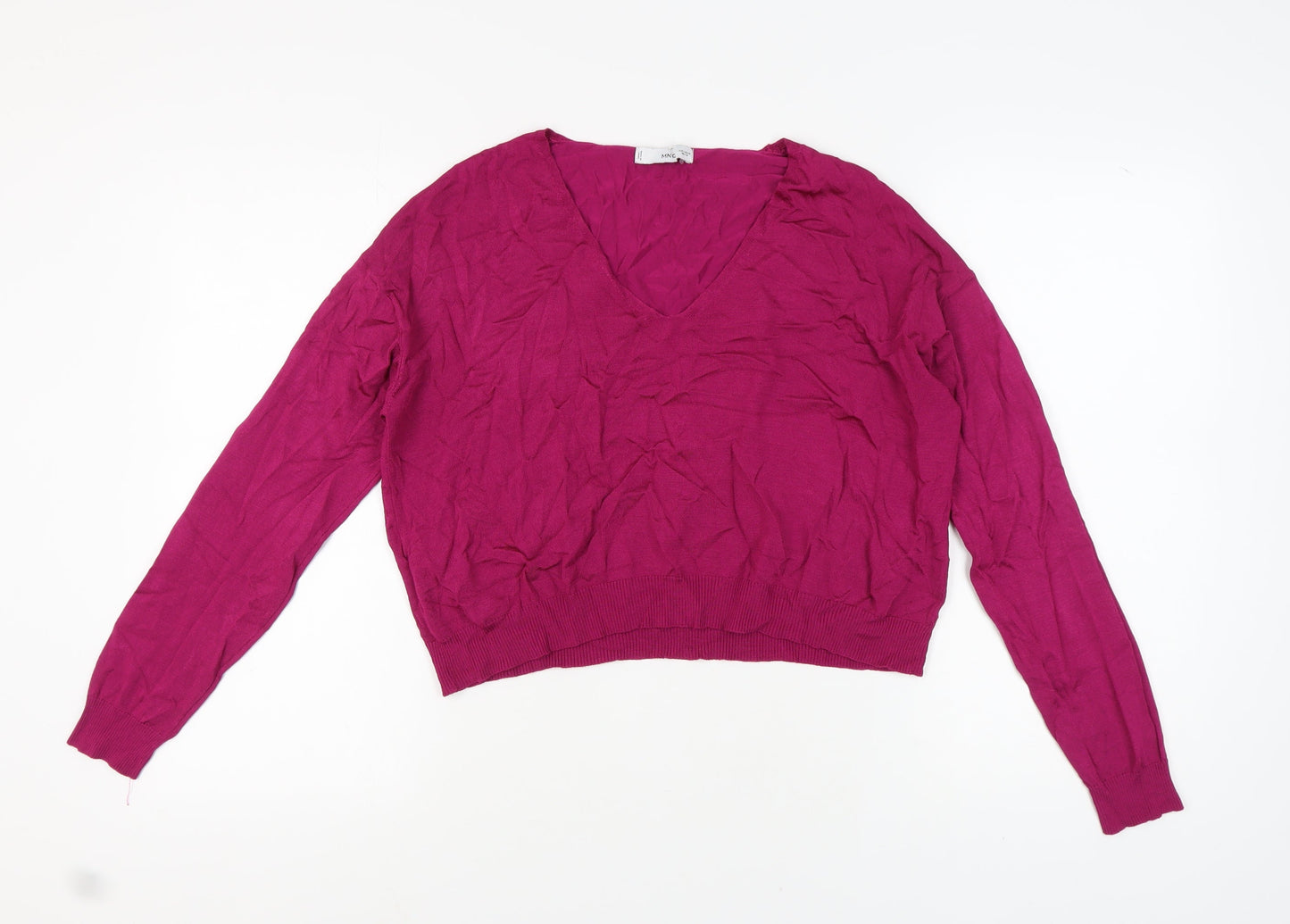 Womens UK Size M MNG Pink Pullover Jumper