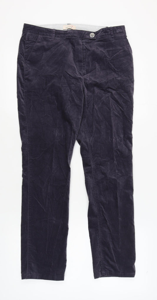 Womens UK Size 14 Marks and Spencer Regular Fit Casual Black Trousers