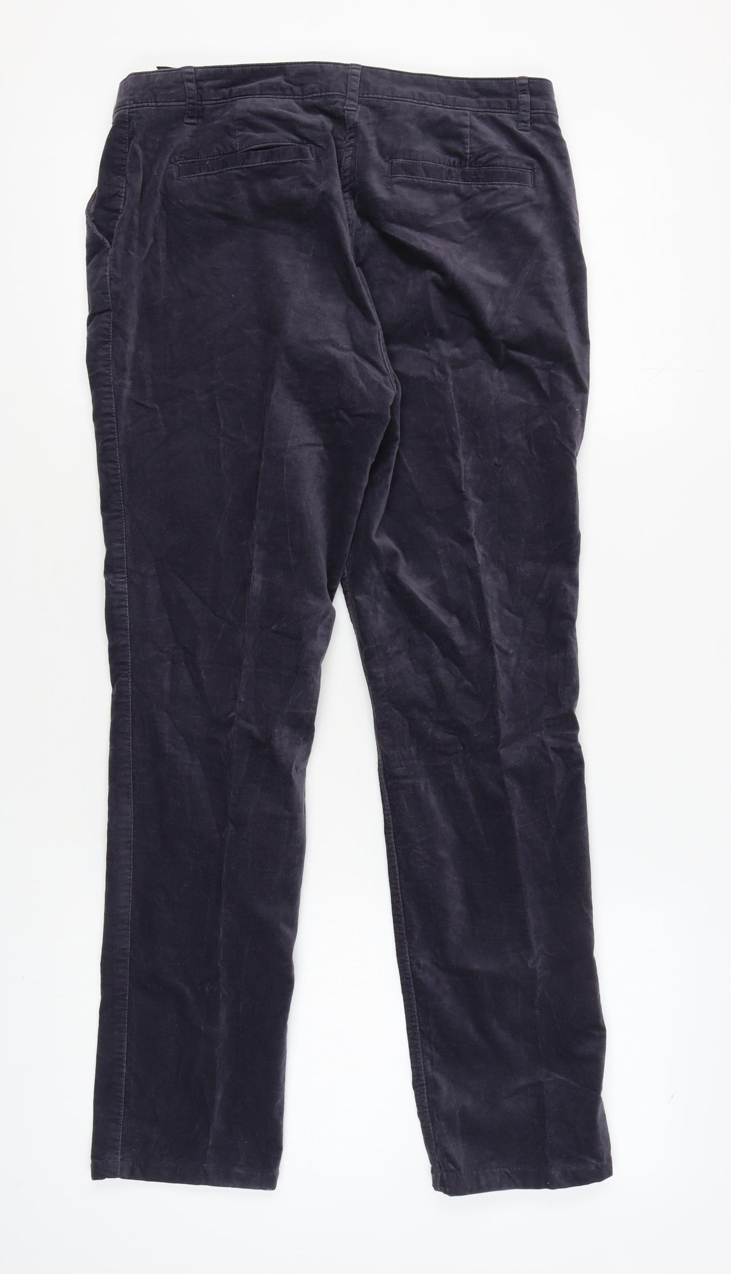 Womens UK Size 14 Marks and Spencer Regular Fit Casual Black Trousers