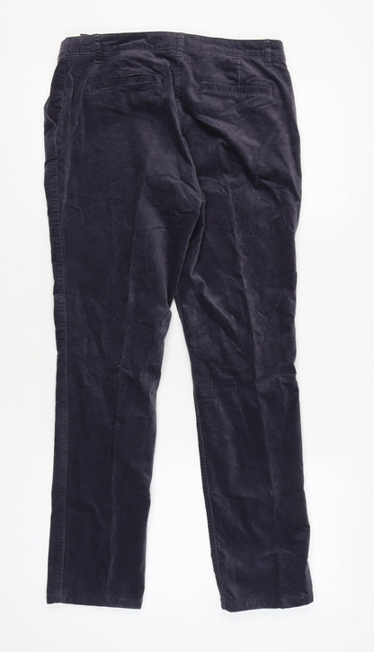 Womens UK Size 14 Marks and Spencer Regular Fit Casual Black Trousers