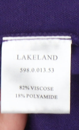 Womens UK Size 18 Lakeland Purple Pullover Jumper
