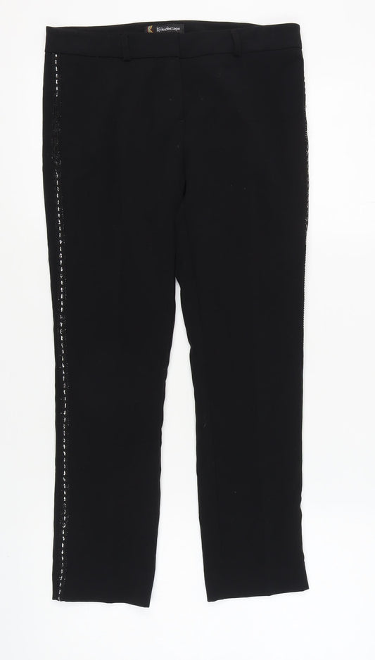 Kaleidoscope Women's Black Skinny Trousers UK 10