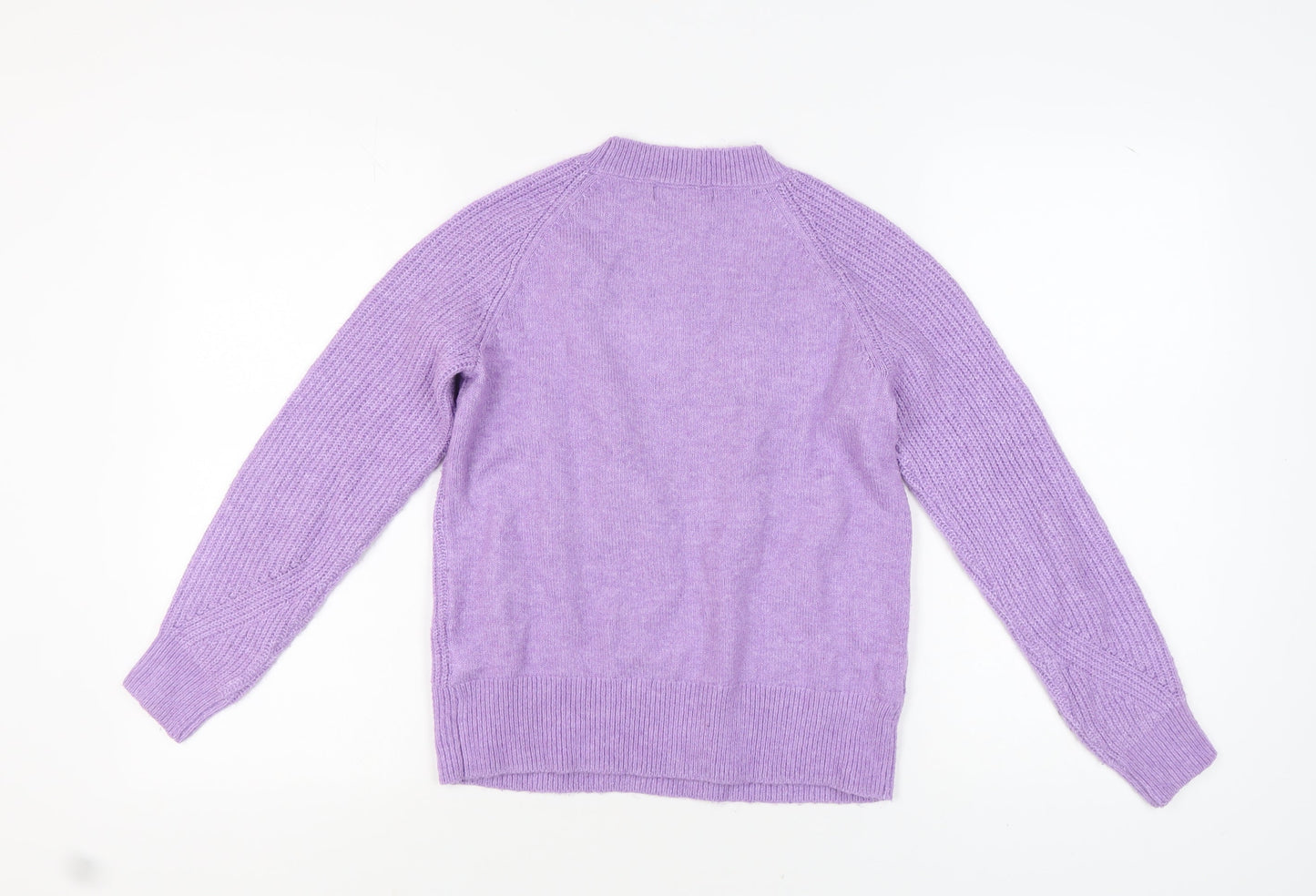 Womens UK Size XS Marks and Spencer Purple Pullover Jumper