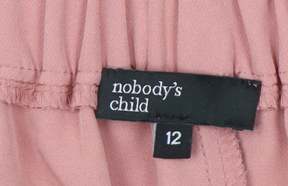 Nobody's Child Pink Women's Trousers Size 12