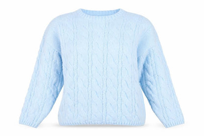 Womens UK Size L Marks and Spencer Blue Pullover Jumper