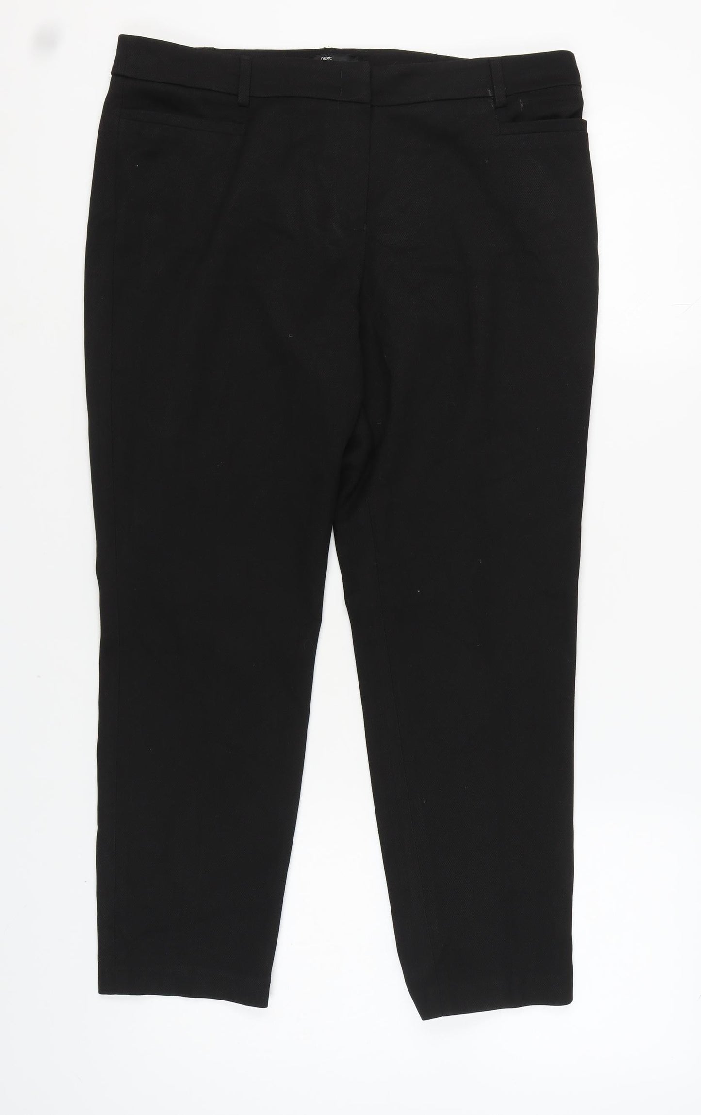 Womens UK Size 14 NEXT Regular Fit  Black Trousers