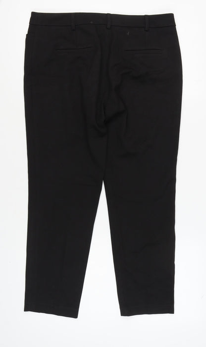 Womens UK Size 14 NEXT Regular Fit  Black Trousers