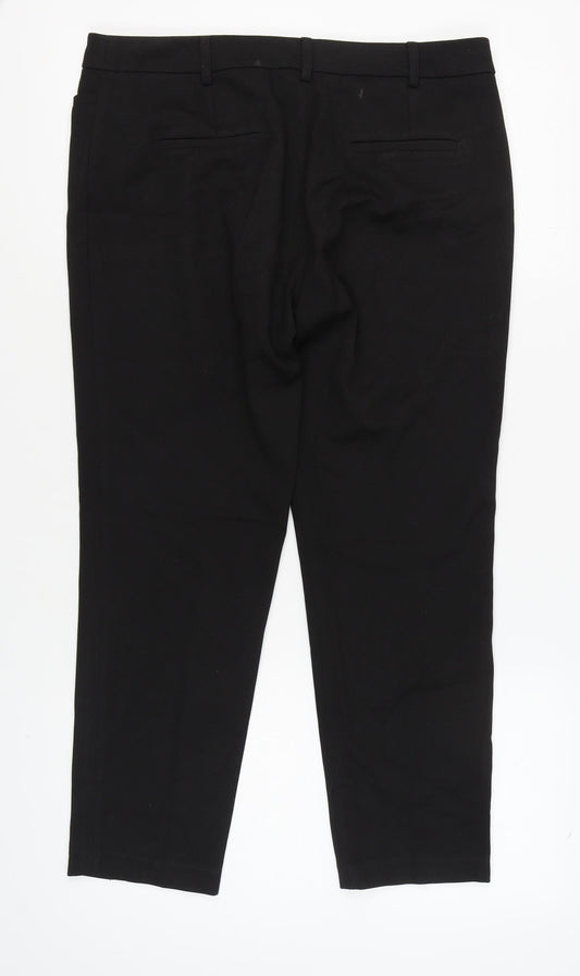 Womens UK Size 14 NEXT Regular Fit  Black Trousers