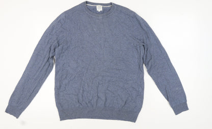 John Lewis Men's Blue Pullover Knit Jumper M