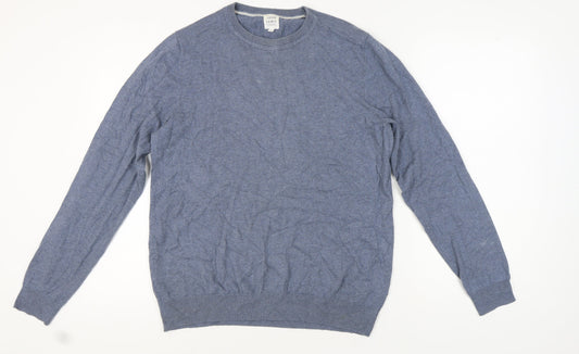 John Lewis Men's Blue Pullover Knit Jumper M