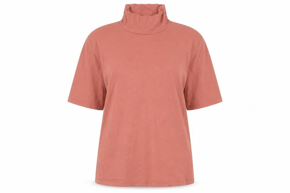 Womens UK Size 18 Marks and Spencer Pink Basic T-Shirt