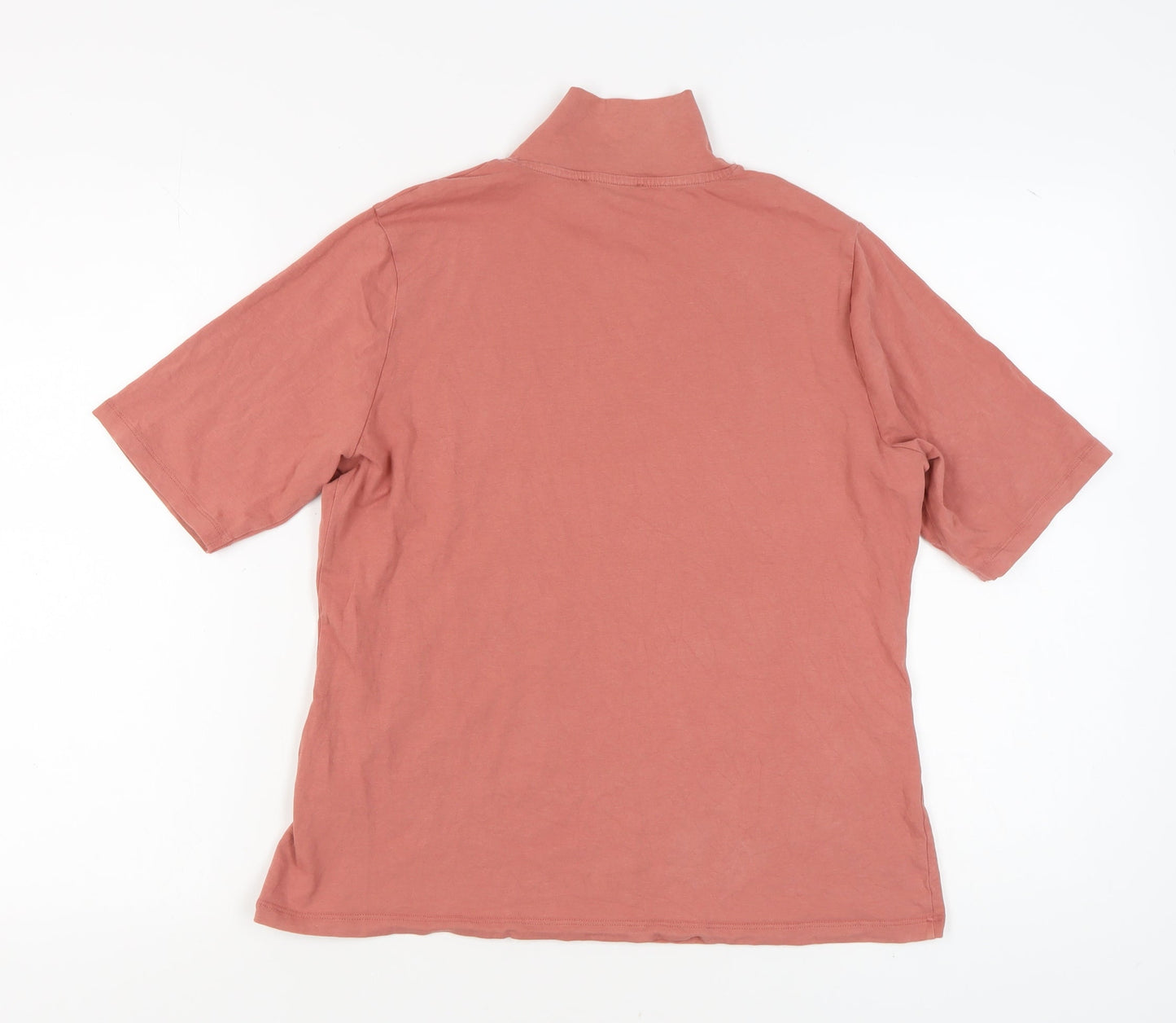 Womens UK Size 18 Marks and Spencer Pink Basic T-Shirt