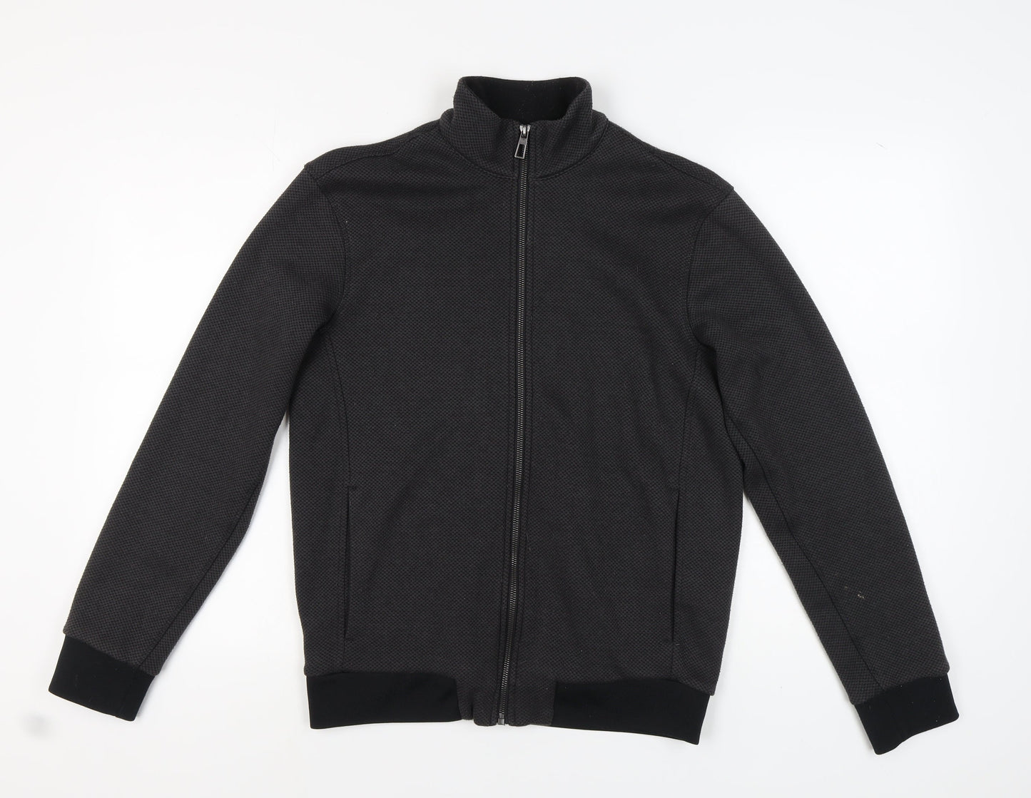 Mens UK Size S Marks and Spencer Black Basic Jacket