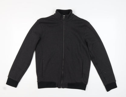 Mens UK Size S Marks and Spencer Black Basic Jacket