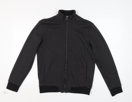 Mens UK Size S Marks and Spencer Black Basic Jacket