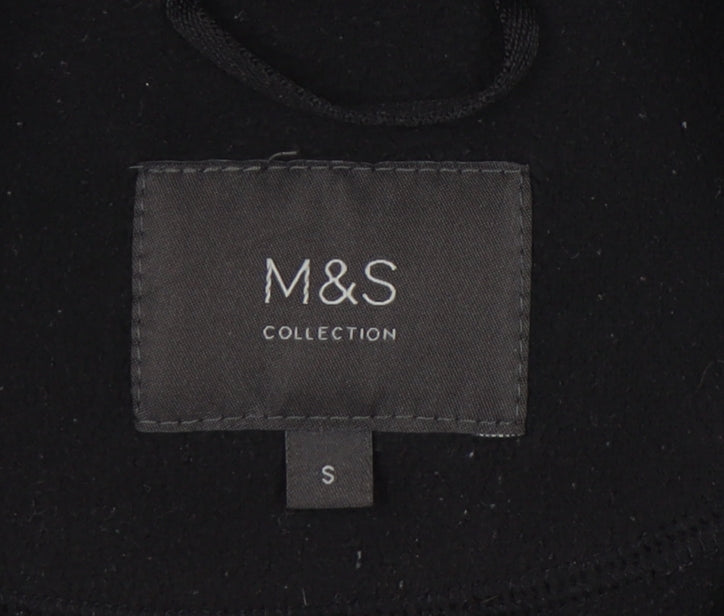 Mens UK Size S Marks and Spencer Black Basic Jacket