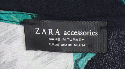 Womens UK Size XS Zara Multicoloured Wrap Blouse