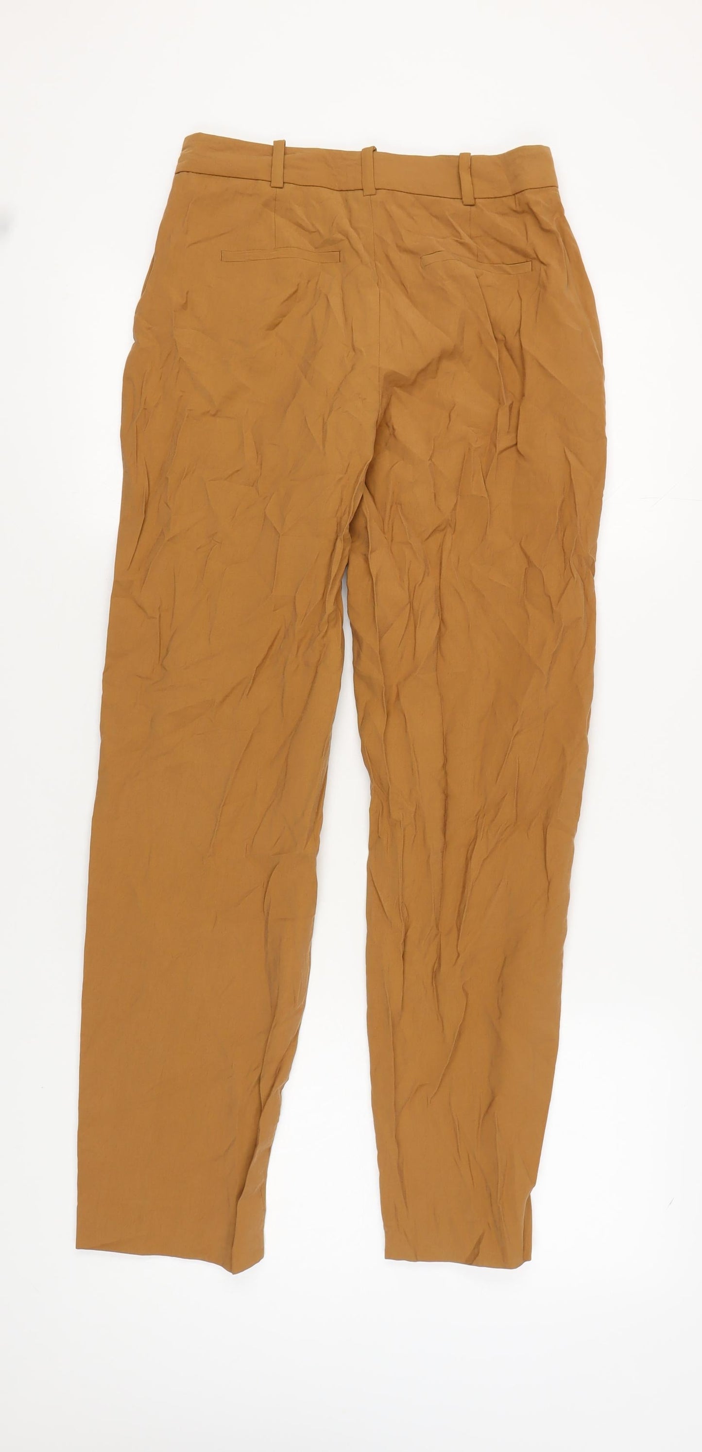 Womens UK Size S Zara   Brown Trousers