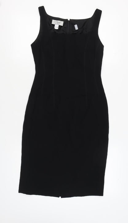 Clips Women's Black 12 Pencil Dress, Wool Blend