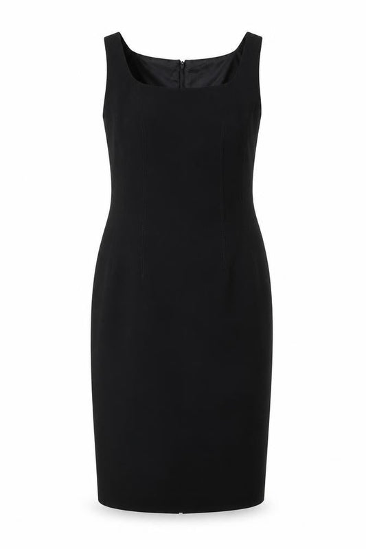 Clips Women's Black 12 Pencil Dress, Wool Blend
