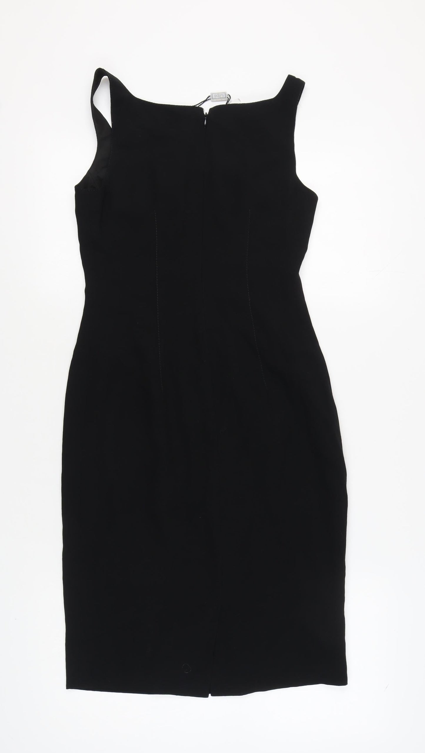Clips Women's Black 12 Pencil Dress, Wool Blend