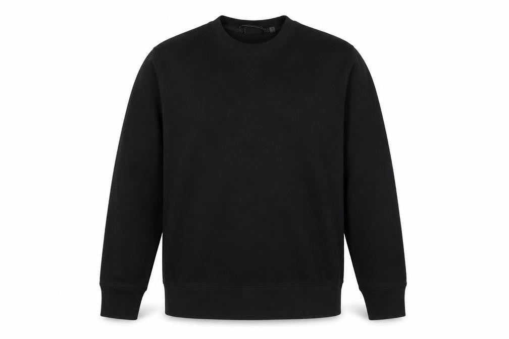 Mens UK Size M Pull&Bear Black Pullover Sweatshirt
