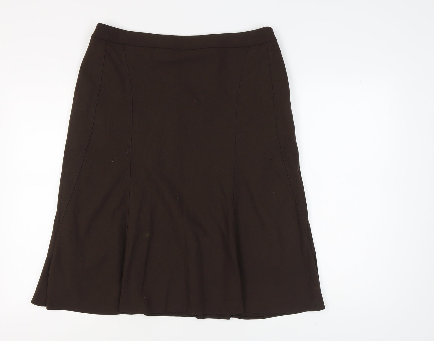 Marks and Spencer Women's Brown Knee Length Skirt
