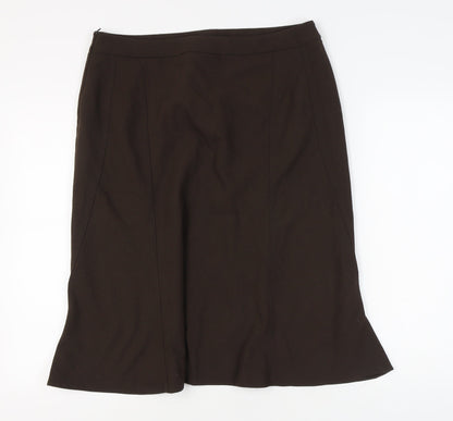 Marks and Spencer Women's Brown Knee Length Skirt