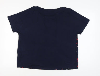 Womens UK Size 20 Marks and Spencer Blue Basic Blouse