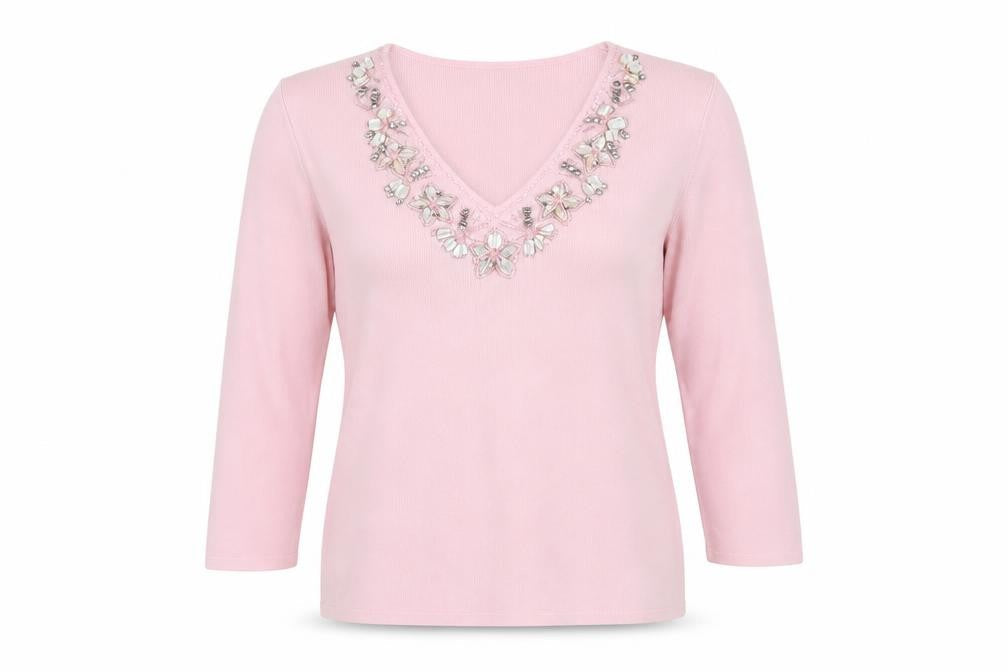 Womens UK Size M Fay Louise Pink Pullover Jumper
